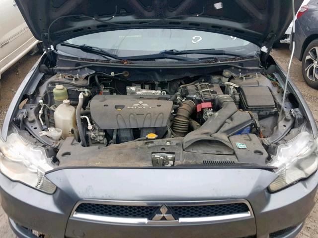 JA3AU26U78U017864 - 2008 MITSUBISHI LANCER ES SILVER photo 7