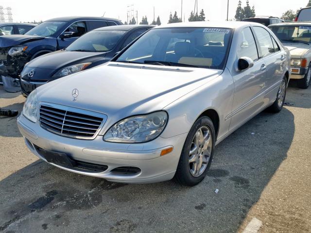 WDBNG70J33A353042 - 2003 MERCEDES-BENZ S 430 SILVER photo 2