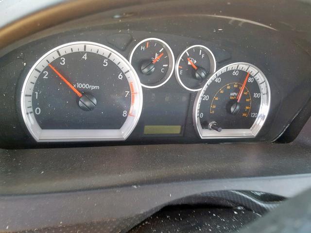 KL1TD56E29B351616 - 2009 CHEVROLET AVEO LS BLACK photo 8