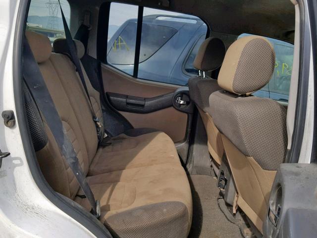 5N1AN08U07C503612 - 2007 NISSAN XTERRA OFF WHITE photo 6