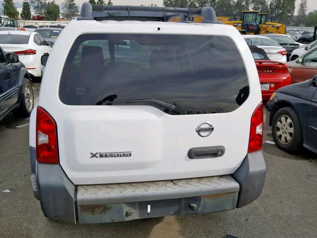 5N1AN08U07C503612 - 2007 NISSAN XTERRA OFF WHITE photo 9