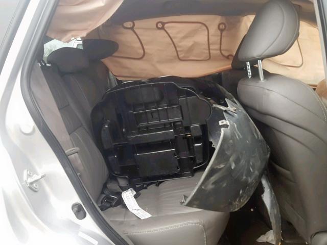 5J6RE3H77AL047306 - 2010 HONDA CR-V EXL SILVER photo 6