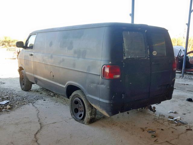 2D7HB11Y43K526194 - 2003 DODGE RAM VAN B1 BLACK photo 3