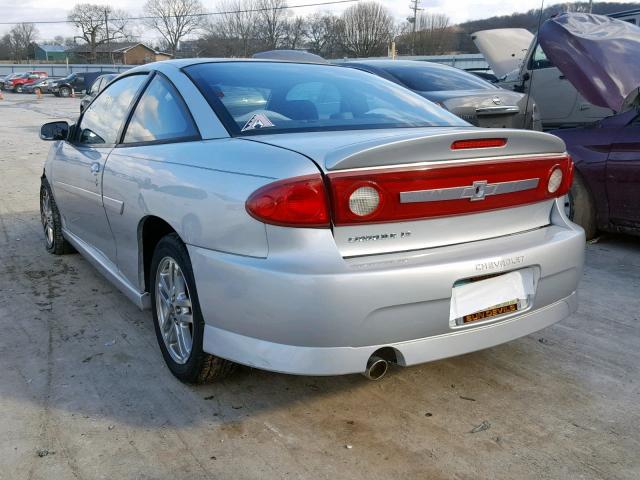 1G1JH12F937366046 - 2003 CHEVROLET CAVALIER L SILVER photo 3