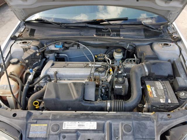 1G1JH12F937366046 - 2003 CHEVROLET CAVALIER L SILVER photo 7