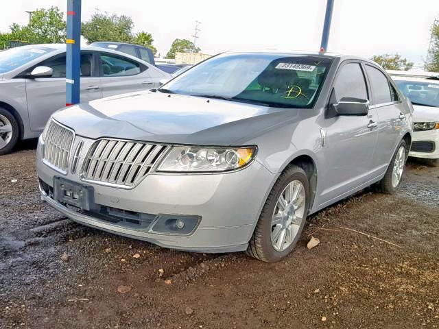 3LNHL2GC9AR608683 - 2010 LINCOLN MKZ SILVER photo 2