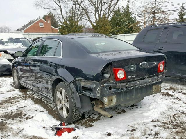 1G1ZC5E13BF166809 - 2011 CHEVROLET MALIBU 1LT BLACK photo 3