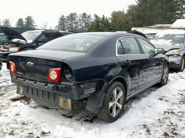 1G1ZC5E13BF166809 - 2011 CHEVROLET MALIBU 1LT BLACK photo 4