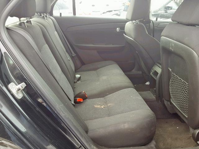 1G1ZC5E13BF166809 - 2011 CHEVROLET MALIBU 1LT BLACK photo 6