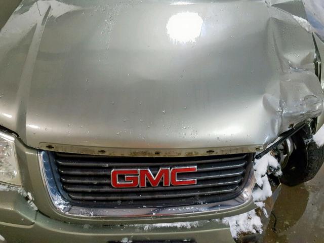 1GKET12P146174955 - 2004 GMC ENVOY XUV GREEN photo 7