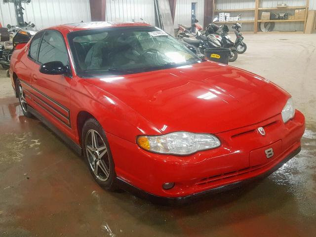 2G1WZ151749366971 - 2004 CHEVROLET MONTE CARL RED photo 1