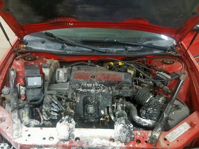 2G1WZ151749366971 - 2004 CHEVROLET MONTE CARL RED photo 7