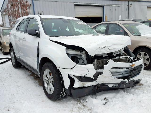 2GNALBEK4H1545059 - 2017 CHEVROLET EQUINOX LS WHITE photo 1