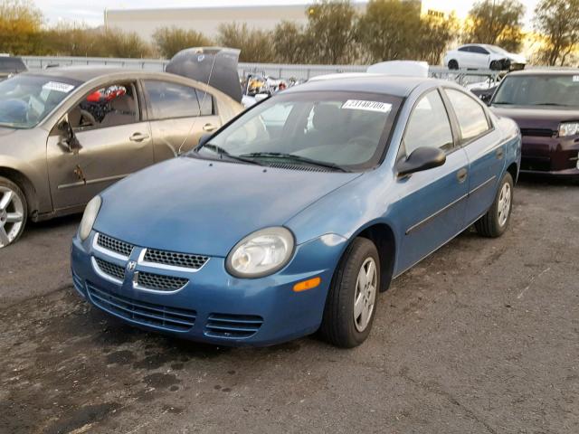 1B3ES26C73D227682 - 2003 DODGE NEON SE BLUE photo 2