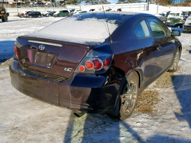 JTKDE3B75A0320780 - 2010 TOYOTA SCION TC 紫色 照片 4