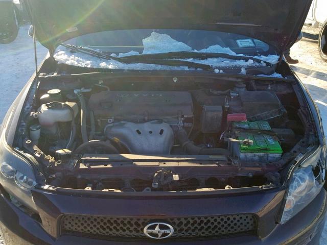 JTKDE3B75A0320780 - 2010 TOYOTA SCION TC 紫色 照片 7