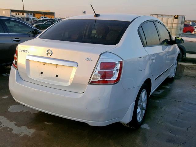 3N1AB6AP9AL701365 - 2010 NISSAN SENTRA 2.0 WHITE photo 4