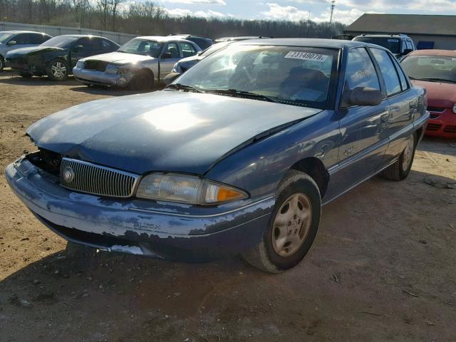 1G4NJ52M6WC419697 - 1998 BUICK SKYLARK CU BLUE photo 2