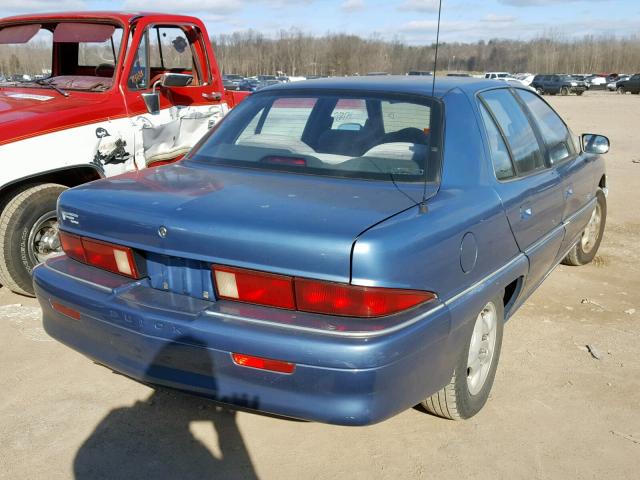 1G4NJ52M6WC419697 - 1998 BUICK SKYLARK CU BLUE photo 4