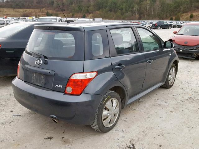 JTKKT624X60147351 - 2006 TOYOTA SCION XA GRAY photo 4