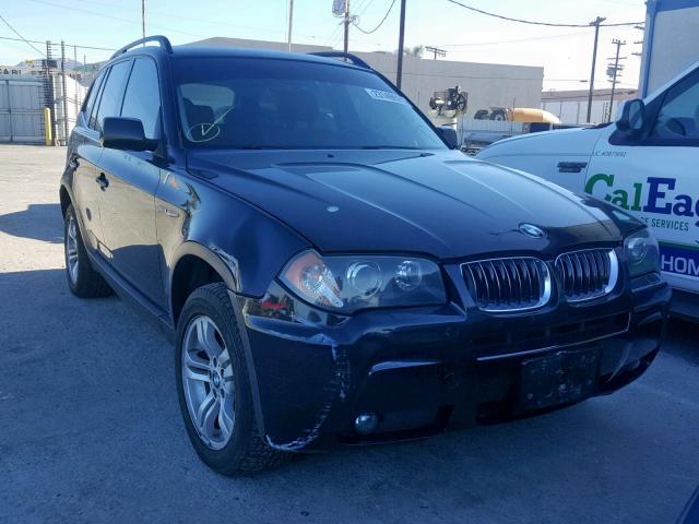 WBXPA93496WD27832 - 2006 BMW X3 3.0I BLACK photo 1