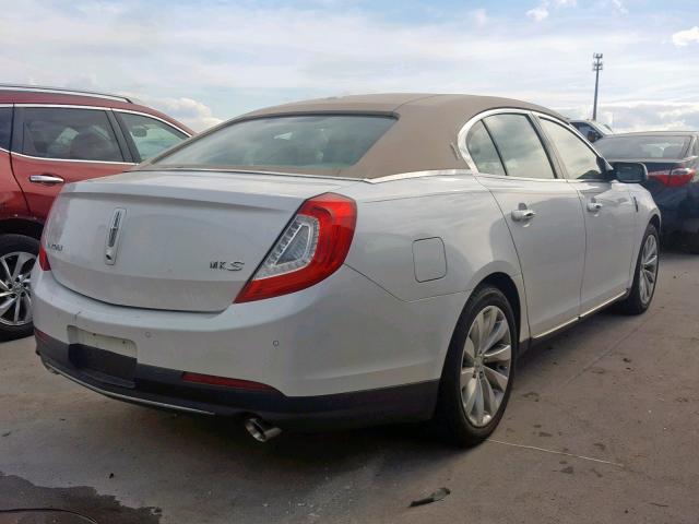 1LNHL9DK5DG608129 - 2013 LINCOLN MKS თეთრი ფოტო 4