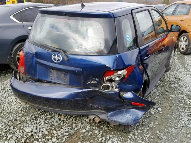 JTKKT604650127566 - 2005 TOYOTA SCION XA BLUE photo 4