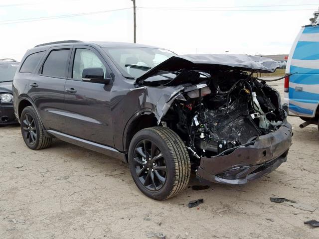 1C4RDJDGXJC448545 - 2018 DODGE DURANGO GT GRAY photo 1