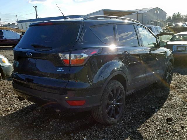 1FMCU9GD7HUD15196 - 2017 FORD ESCAPE SE 黑色 照片 4