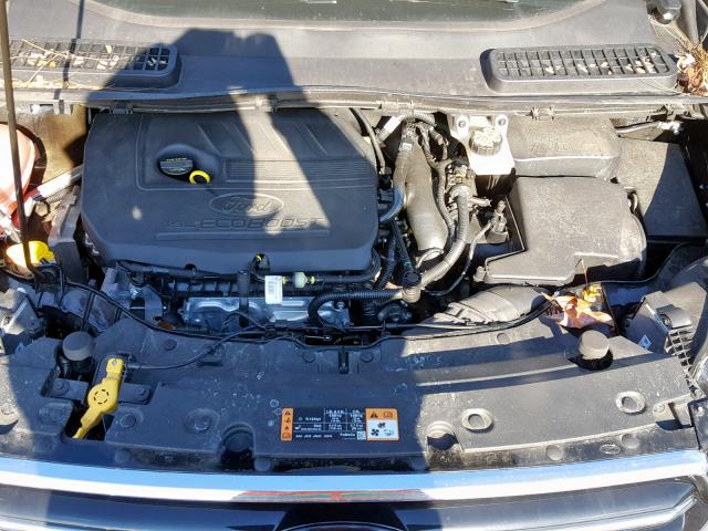 1FMCU9GD7HUD15196 - 2017 FORD ESCAPE SE 黑色 照片 7