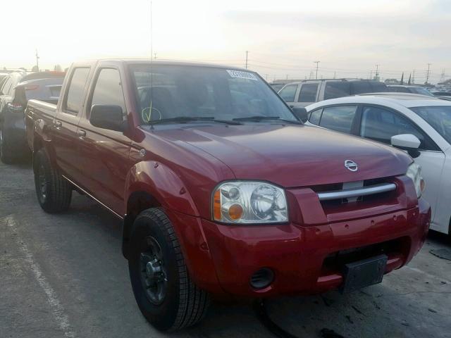 1N6ED27T54C470290 - 2004 NISSAN FRONTIER C RED photo 1