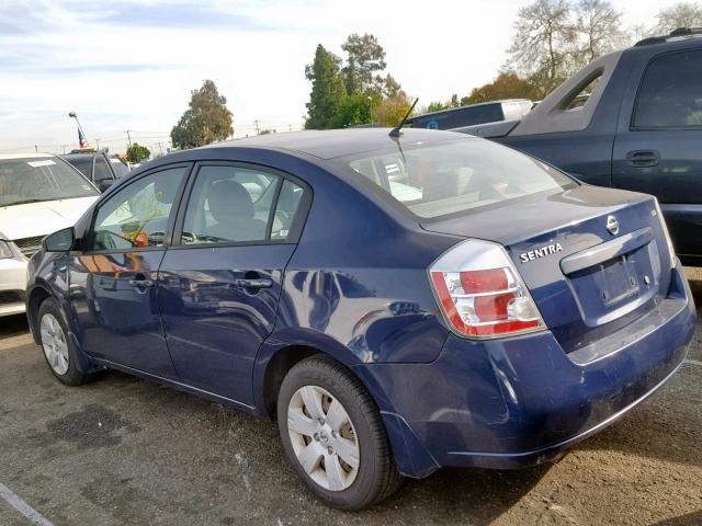 3N1AB61E19L639583 - 2009 NISSAN SENTRA 2.0 BLUE photo 3