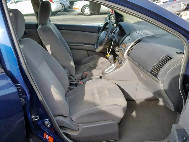 3N1AB61E19L639583 - 2009 NISSAN SENTRA 2.0 BLUE photo 5