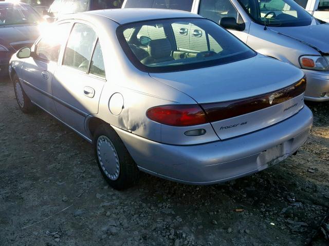 1MELM10P7VW634235 - 1997 MERCURY TRACER GS SILVER photo 3