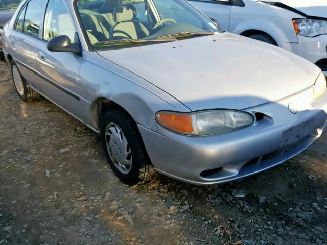 1MELM10P7VW634235 - 1997 MERCURY TRACER GS SILVER photo 9