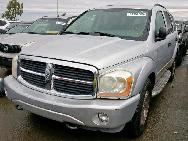 1D8HB58D54F218988 - 2004 DODGE DURANGO LI GRAY photo 2