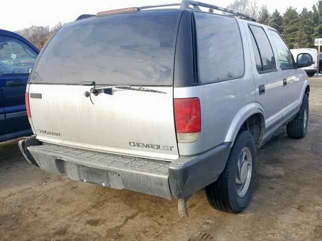 1GNDT13W6T2178025 - 1996 CHEVROLET BLAZER GRAY photo 4