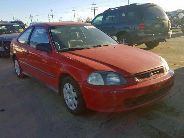 1HGEJ6227WL101226 - 1998 HONDA CIVIC DX RED photo 1