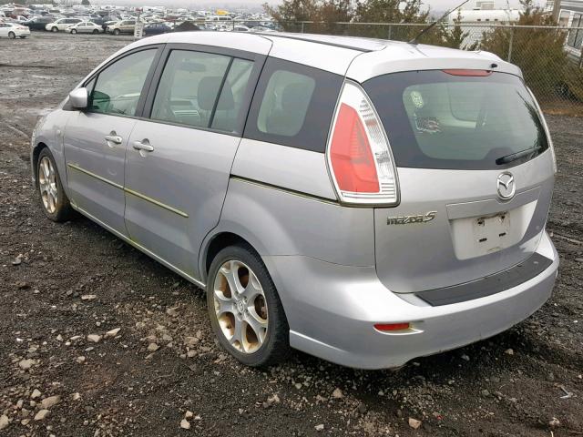 JM1CR29L990357573 - 2009 MAZDA 5 SILVER photo 3