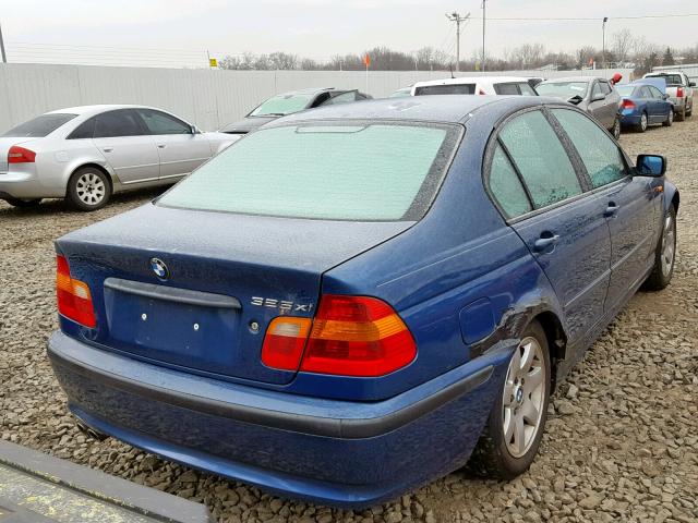 WBAEU33492PF68378 - 2002 BMW 325 XI BLUE photo 4