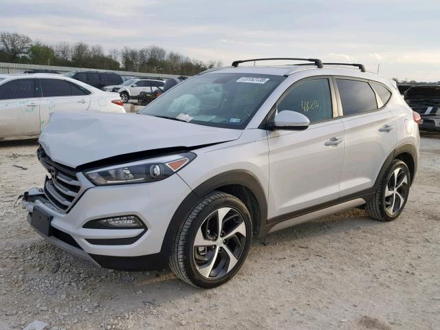 KM8J33AL0JU764622 - 2018 HYUNDAI TUCSON SPO SILVER photo 2