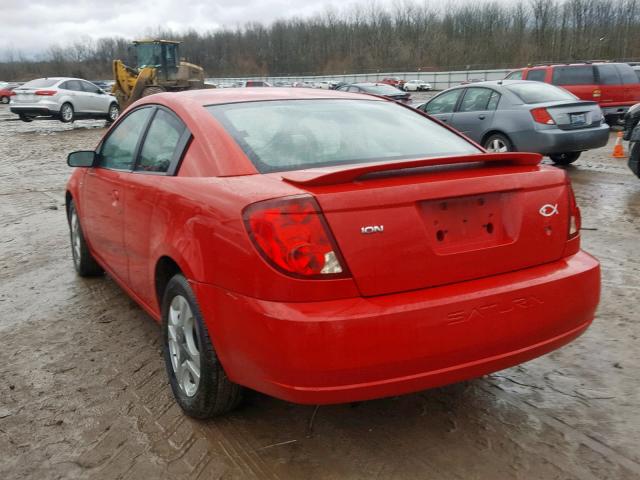 1G8AC14F54Z228264 - 2004 SATURN ION LEVEL RED photo 3