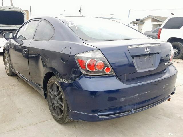 JTKDE177370214611 - 2007 TOYOTA SCION TC 蓝色 照片 3
