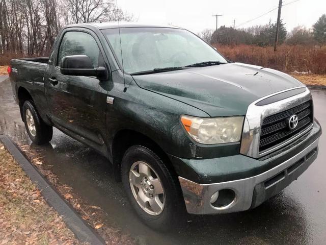 5TFKT52137X001681 - 2007 TOYOTA TUNDRA GREEN photo 1