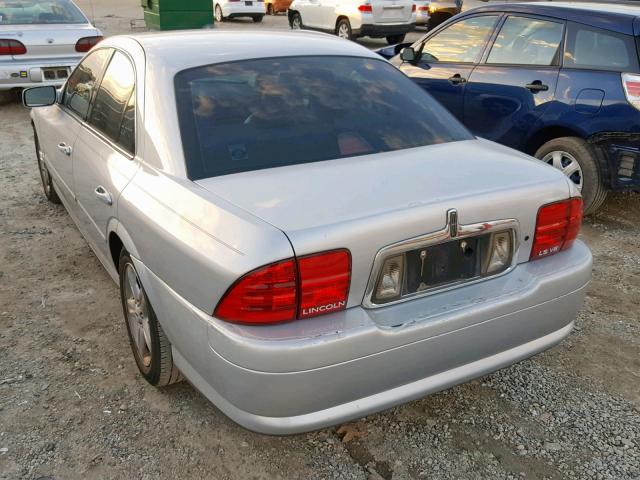 1LNHM87A41Y604945 - 2001 LINCOLN LS SILVER photo 3