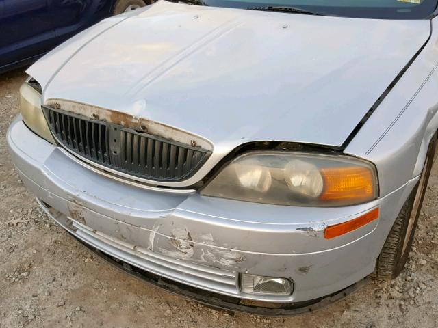 1LNHM87A41Y604945 - 2001 LINCOLN LS SILVER photo 9