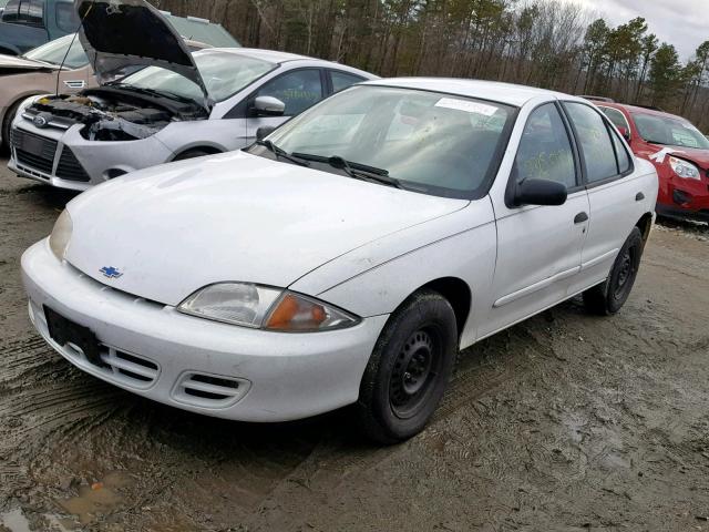 1G1JC5246Y7304423 - 2000 CHEVROLET CAVALIER WHITE photo 2