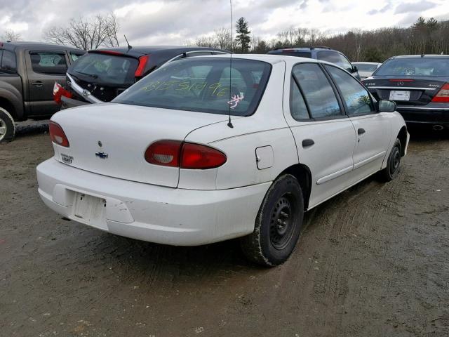 1G1JC5246Y7304423 - 2000 CHEVROLET CAVALIER WHITE photo 4