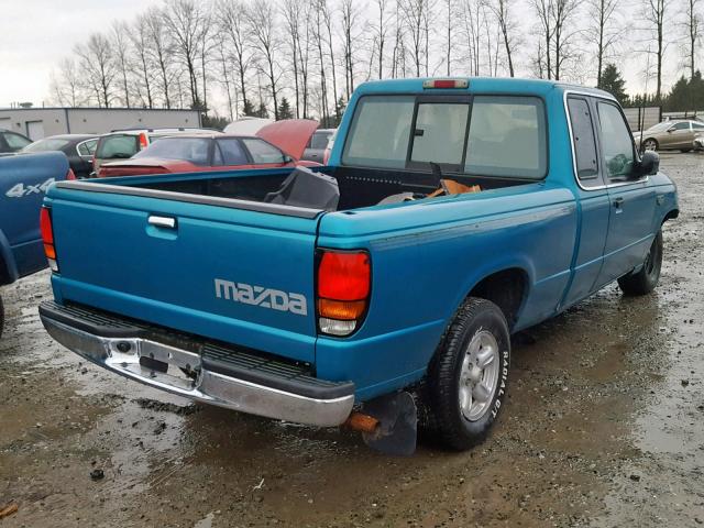 4F4CR16X5TTM26046 - 1996 MAZDA B4000 CAB TEAL photo 4