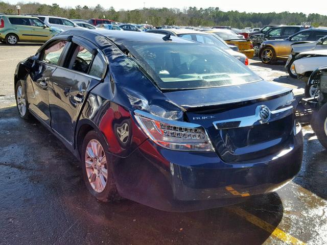 1G4GD5ER2CF235245 - 2012 BUICK LACROSSE P BLUE photo 3